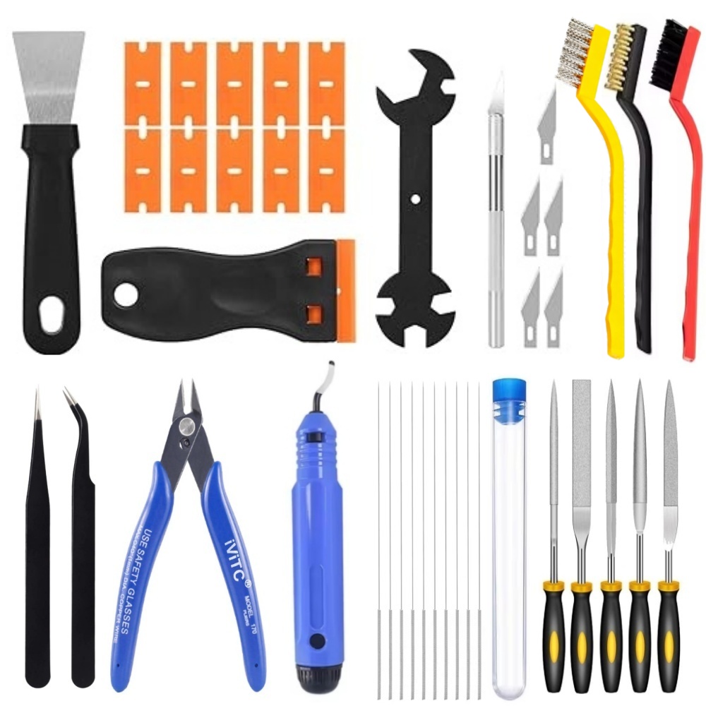 3D Printing File - 40 Herramientas para Impresora 3D, Raspador,
