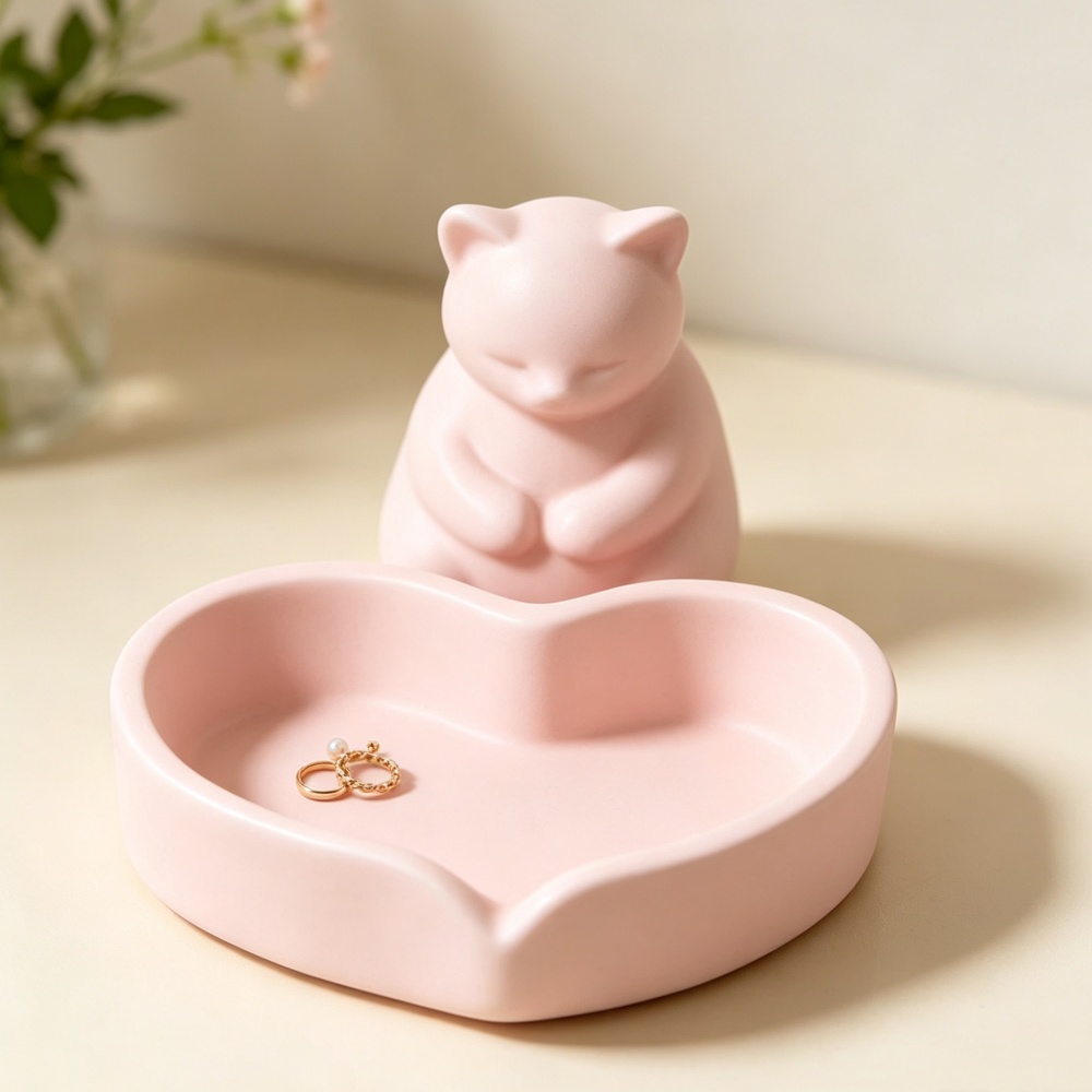 3D Printing Ring Holder - Bandeja de joyería con forma de