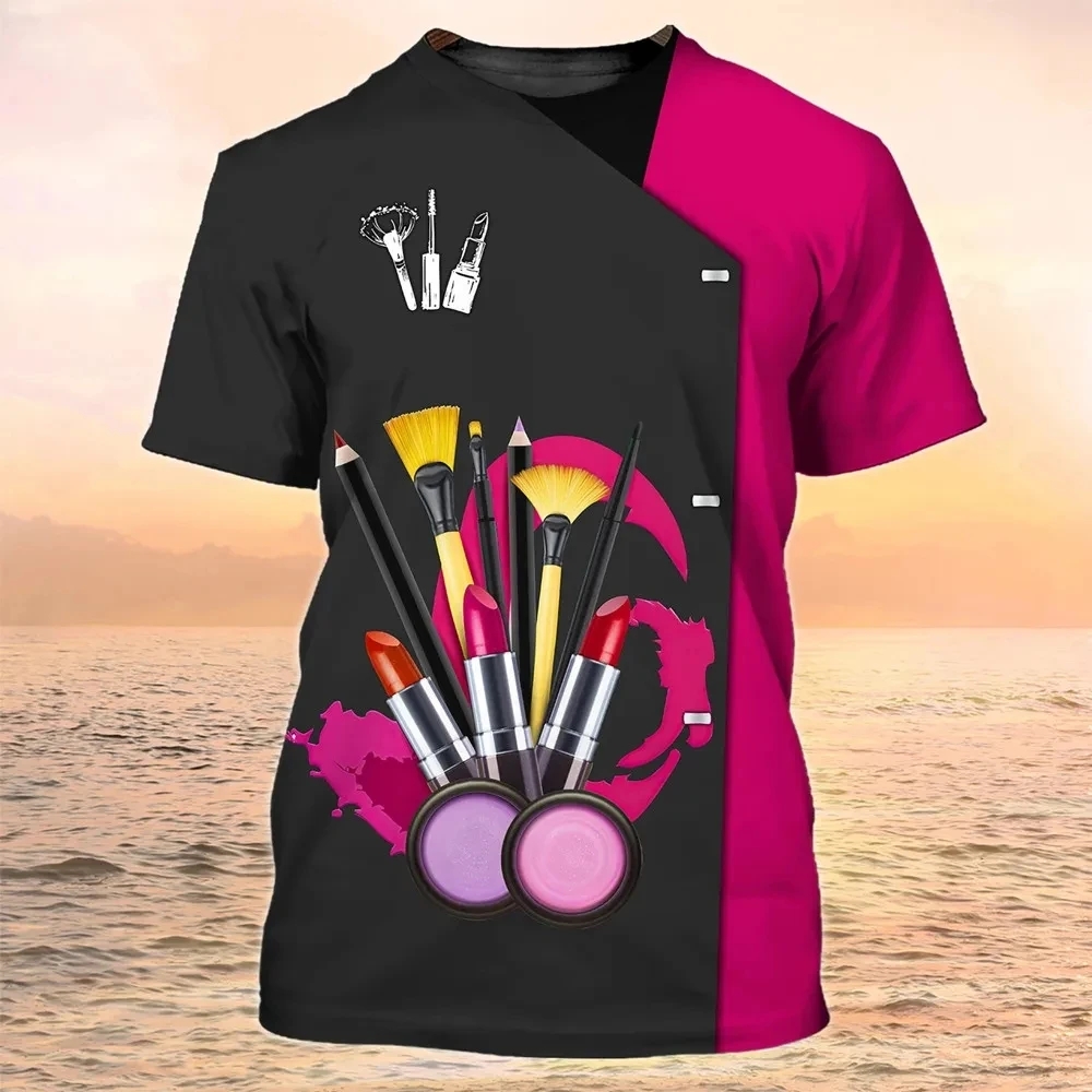 3D Printing Maket - Camisetas de artista de maquillaje, ropa