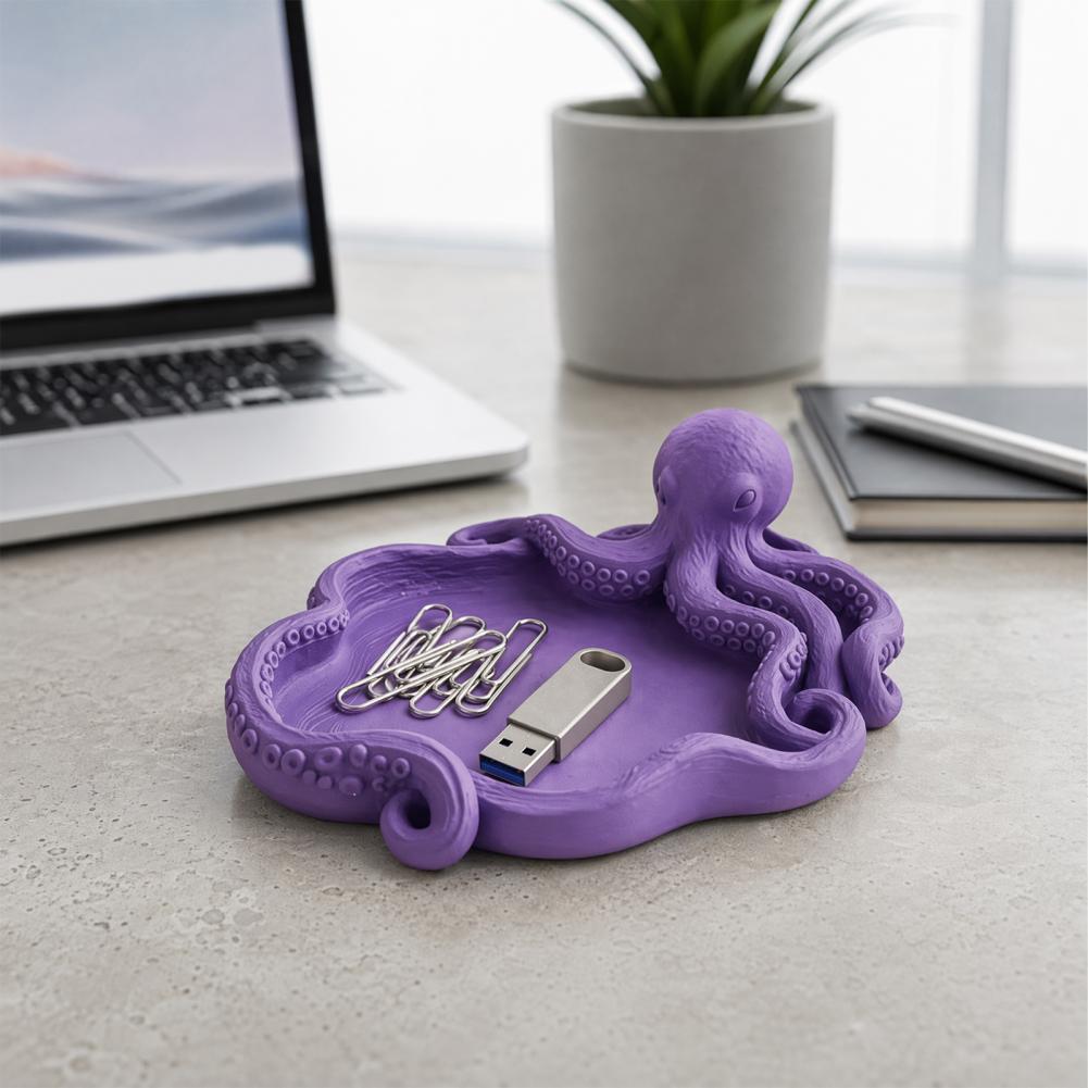 3D Printing Ring Holder - Bandeja de Almacenamiento con Forma de