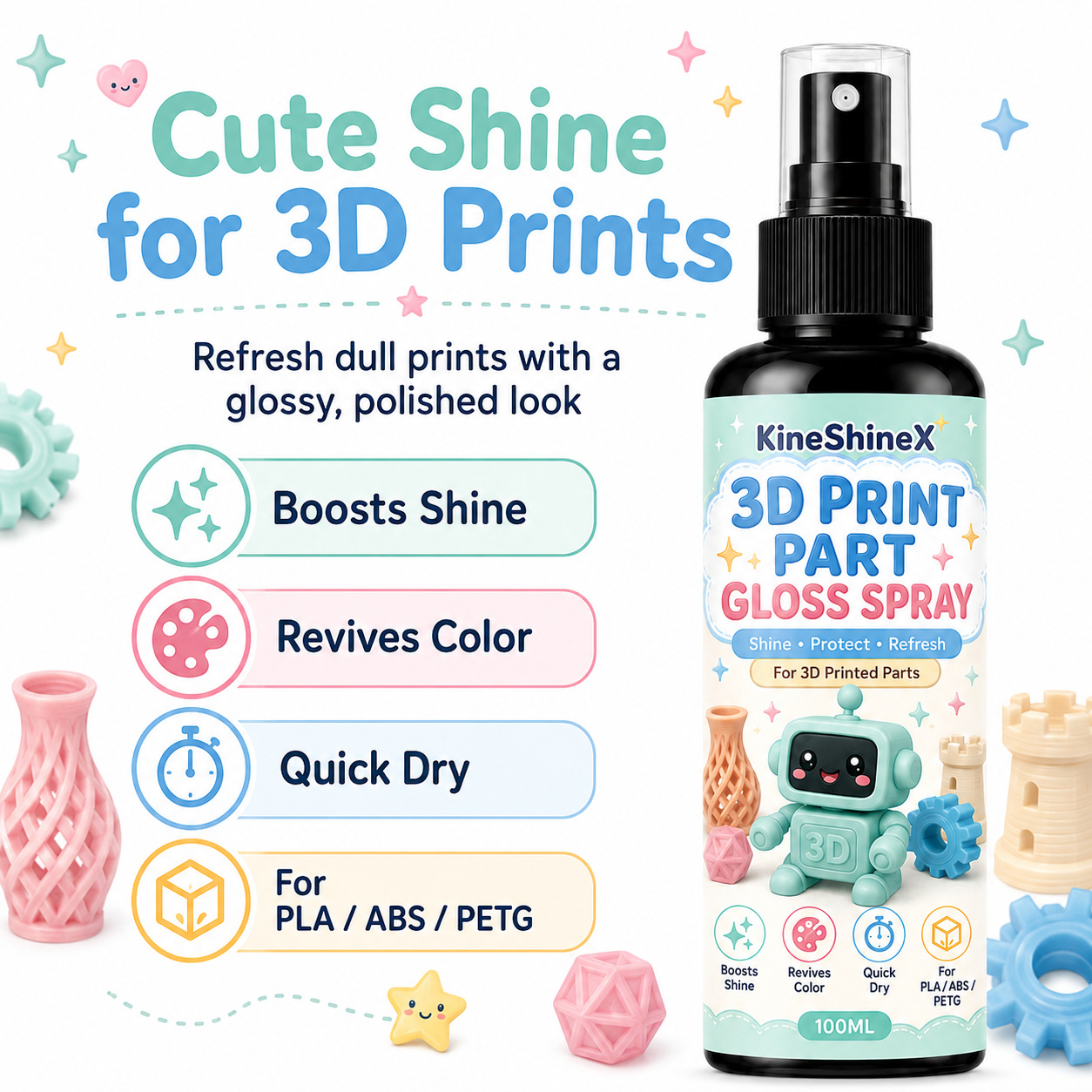 Spray Abrillantador de Piezas  - 3D Printing File reseña y precio