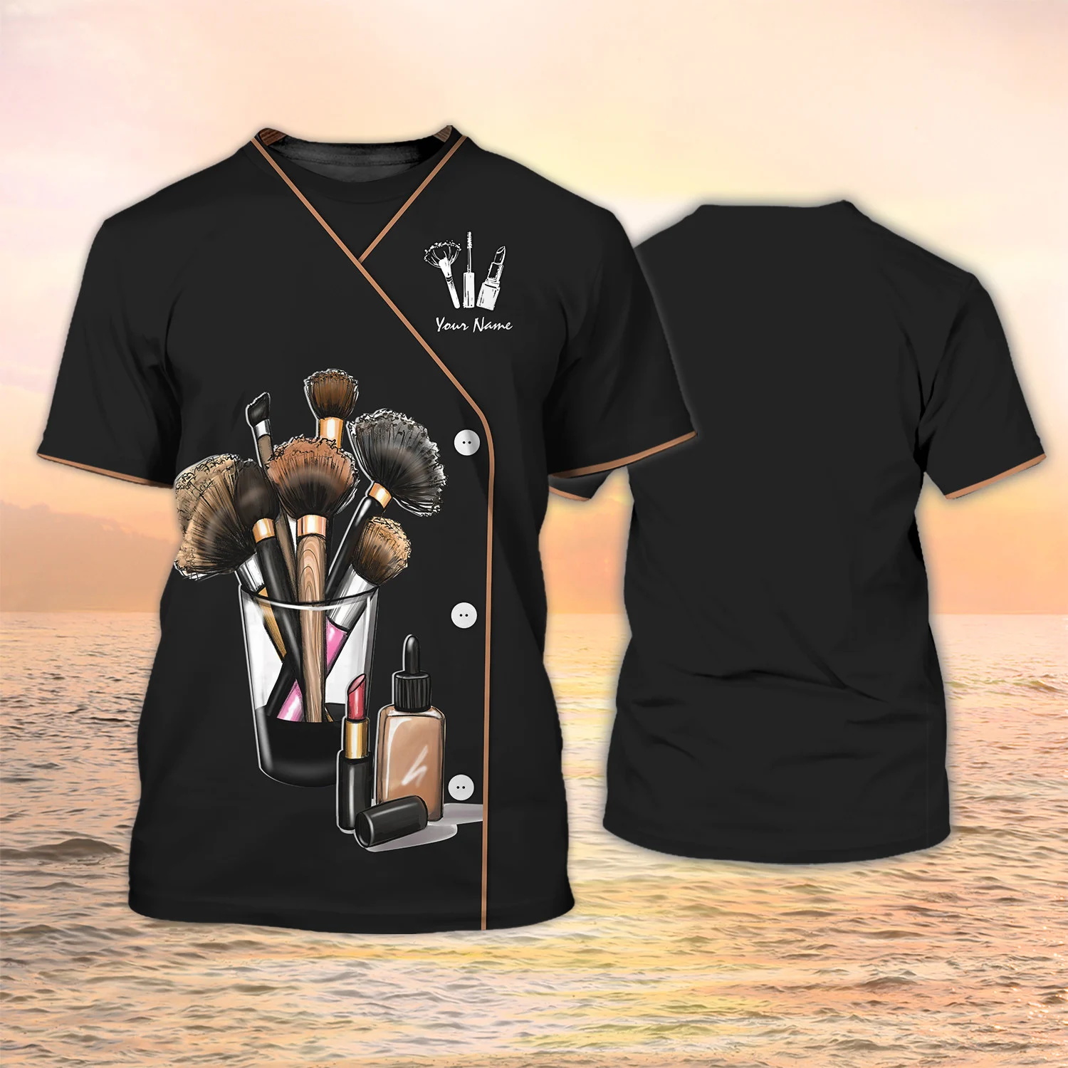 Camiseta de moda de verano par - 3D Printing Maket reseña y precio