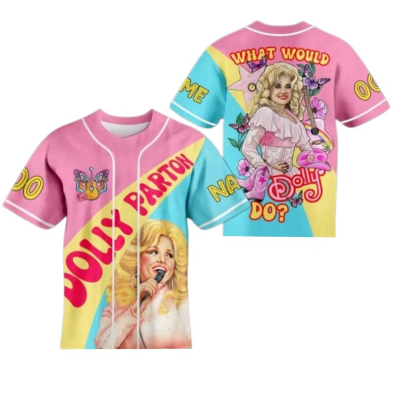 Camiseta de béisbol de Dolly P - 3D Printing Maket reseña y precio
