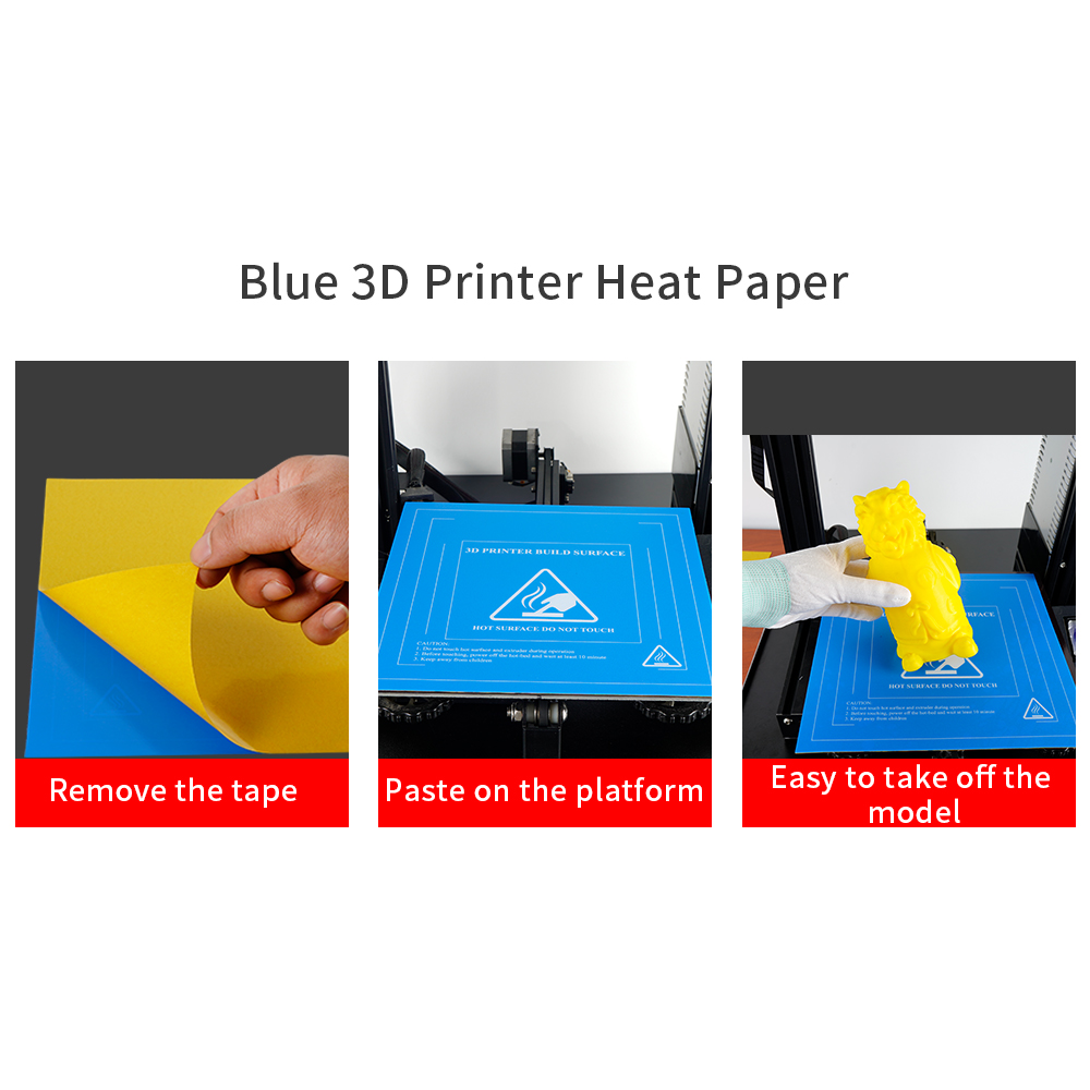 KingRoon-pegatina de cama térm - 3D Printing File reseña y precio