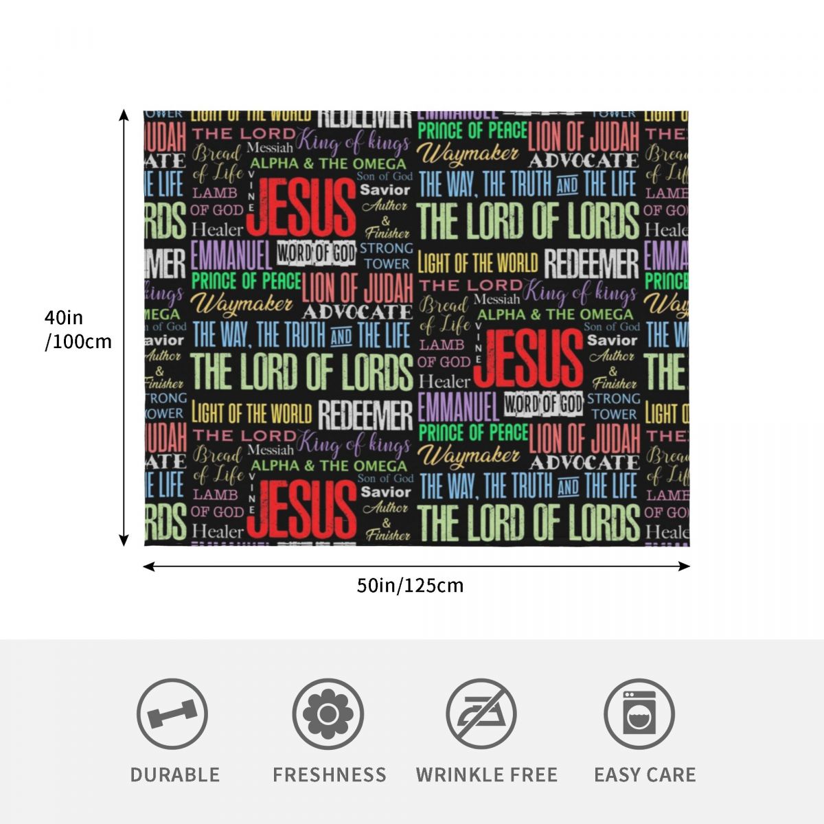 Nombres de Dios, Señor Jesús C - 3D Printing Verse reseña y precio