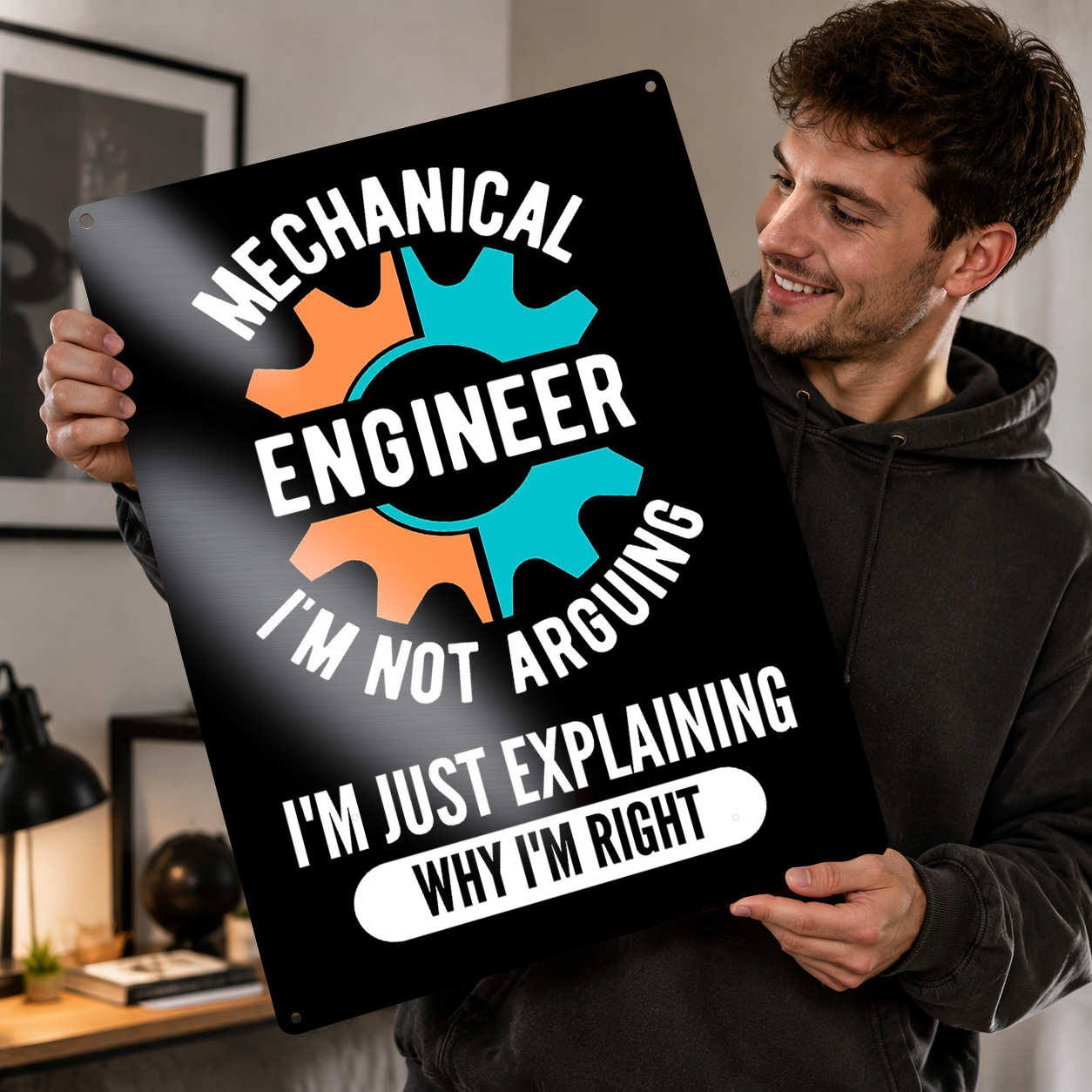 Divertido póster impreso en 3D - 3D Printing Engineer reseña y precio
